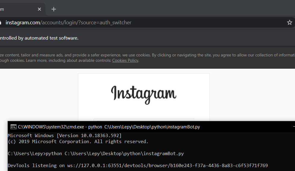 Instagram Grow Bot Python