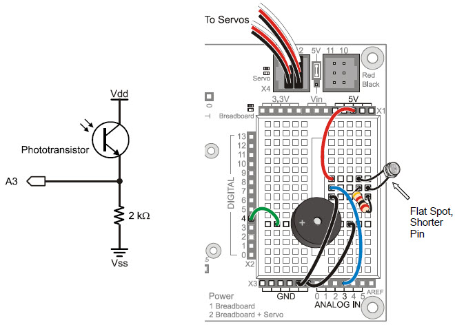 Phototransistor Schematic Diagram - Circuit Diagram