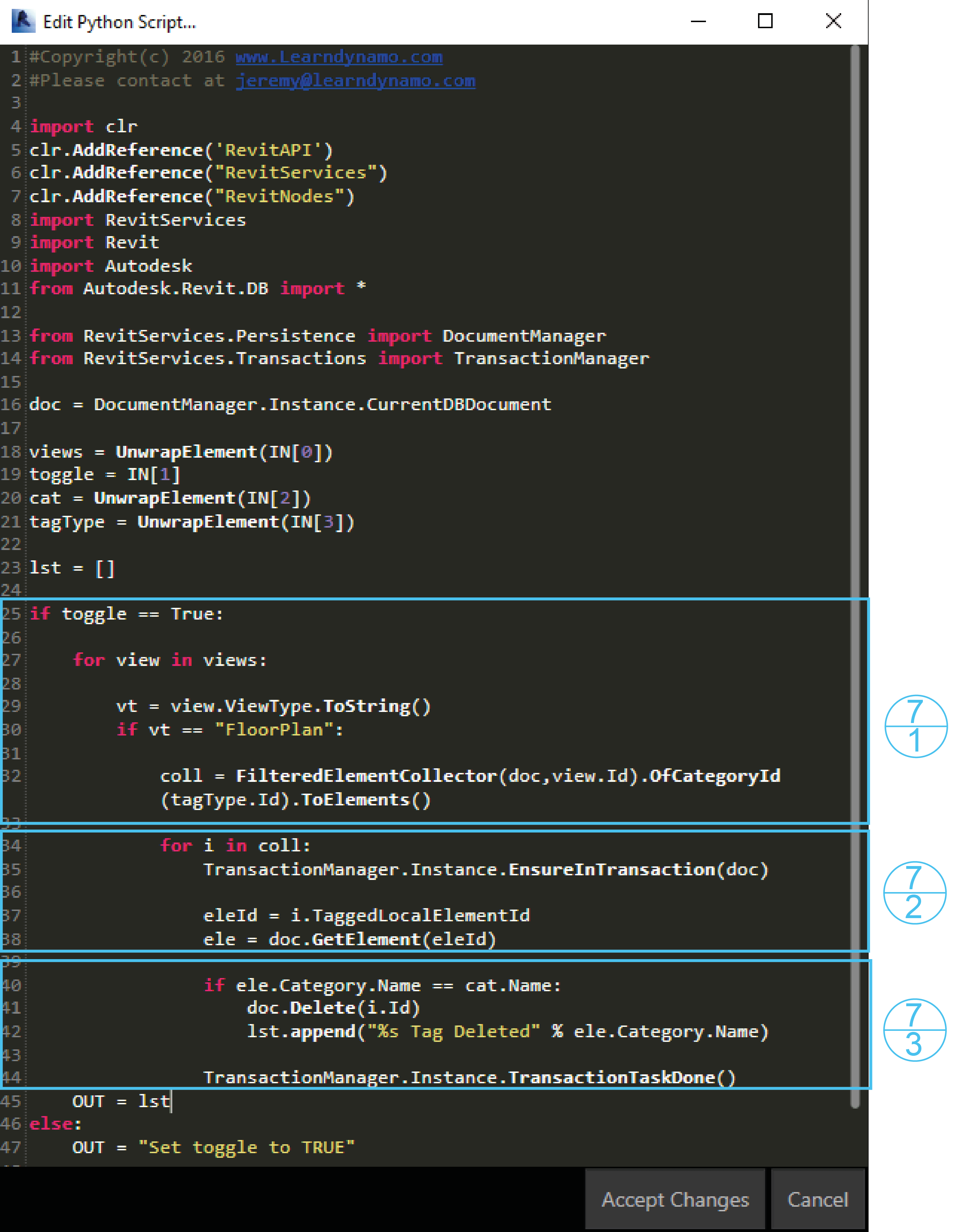 Module 3 Tag Plans by Sheet | Learn Dynamo