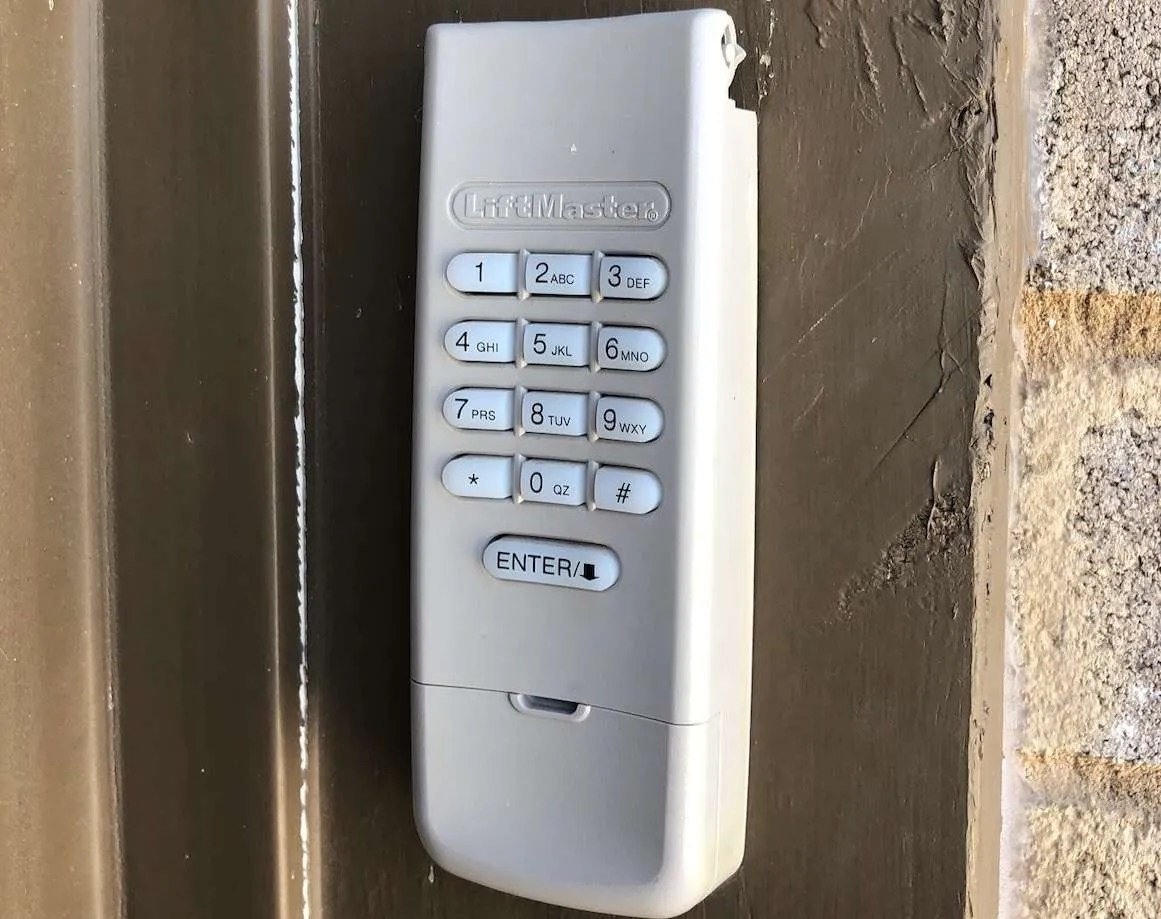 Liftmaster Garage Door Keypad Change Code Dandk Organizer