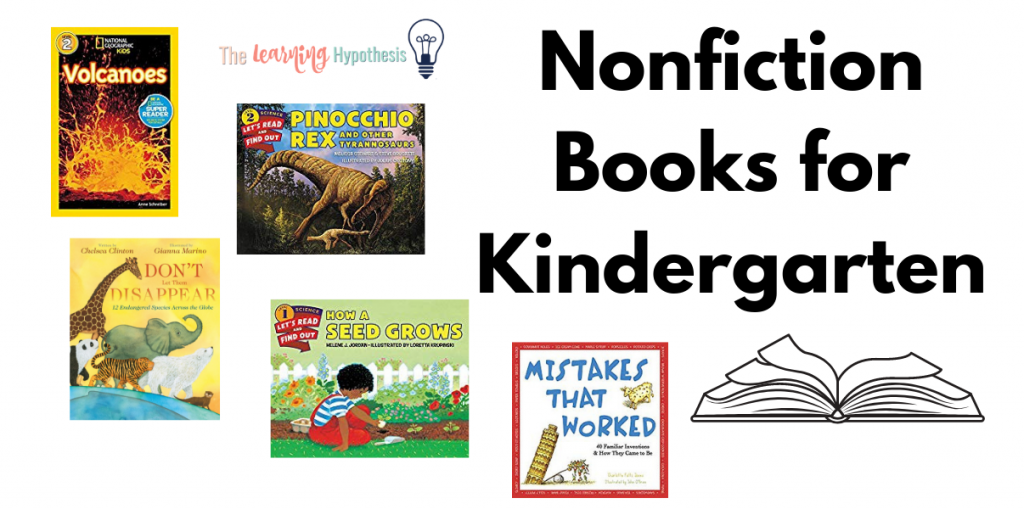 Nonfiction books for Kindergarten, First, and Second Grade