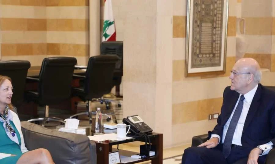 ميقاتي يبحث وجونسون في التحضيرات الجارية للتمديد لـ&rdquo;اليونيفيل&rdquo;.. نشاط مالي في السراي