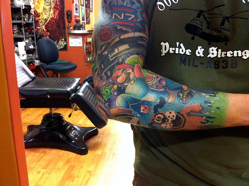 Gaming Tattoo Arm Sleeve | Lega Nerd 374_x_500_jpg