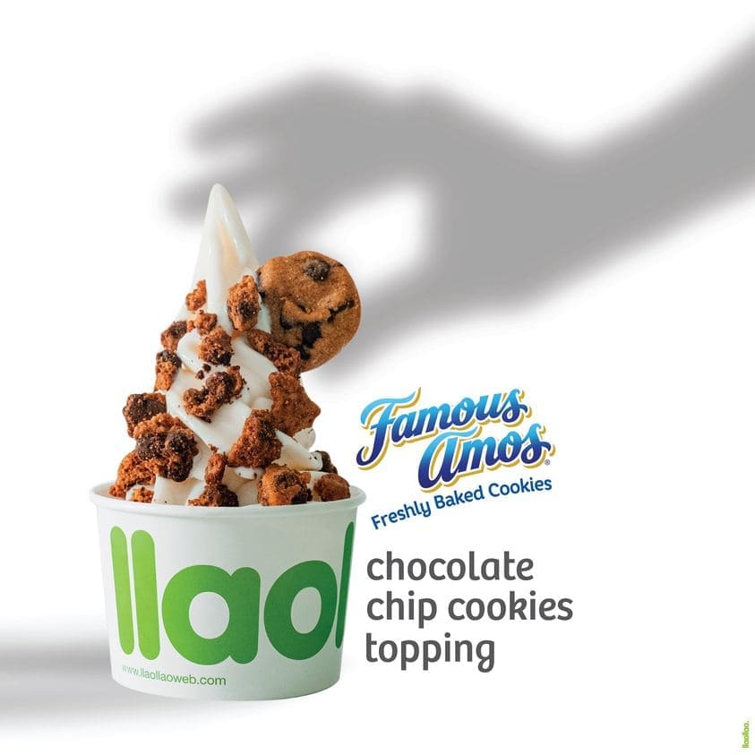llao llao x Famous Amos Limited Edition Yogurt Ice Cream! Only until October 31st! Leh Leo