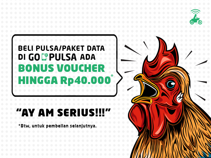 Untuk mendapatkannya kamu harus melakukan cara memasukkan kode promo gojek dengan menukarkan kode ke dalam voucher diskon. Beli Pulsa Atau Paket Data Di Go Pulsa Bonus Voucher Hingga Rp40 000 Gopulsa