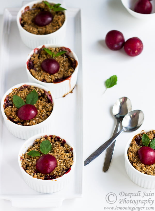 Apple and Plum Crisp Moleskine Recipe Journal — Lemon in Ginger