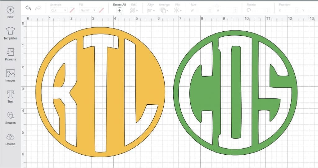 Here’s a few of my favorite free script fonts: Cricut Circle Monogram Design Space Tutorial