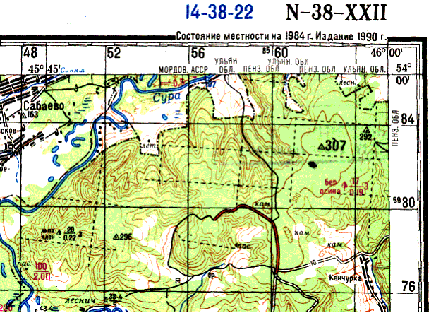 Карта масштаб 1 10000