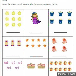 summer counting numbers practice pages 1 20 differentiatedcommon