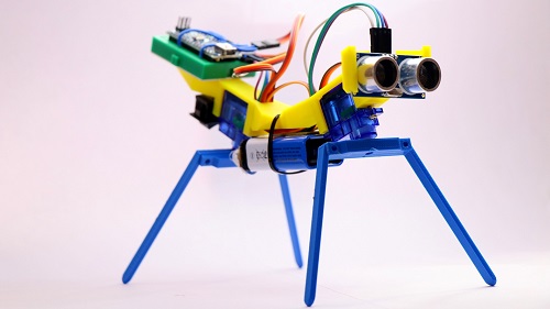 How To Make Simple Circuit Robot Using Arduino Uno » Wiring Draw And ...