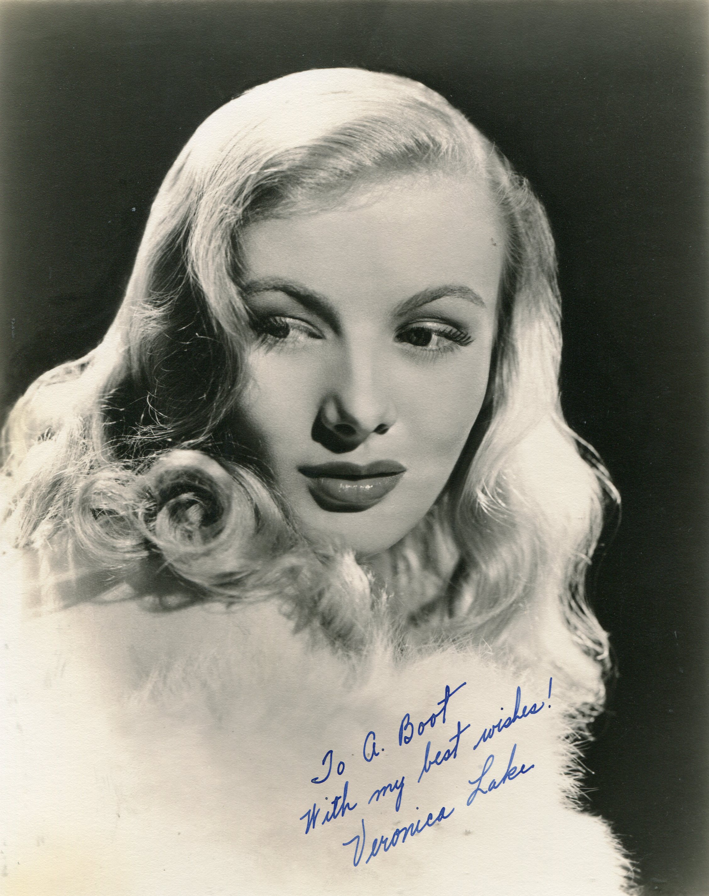 Veronica Lake Archives Movies Autographed Portraits Through The 