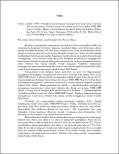 We did not find results for: Peningkatan Kemampuan Mengapresiasi Unsur Unsur Intrinsik Teks Drama Dengan Teknik Catatan Tulis Susun Pada Siswa Kelas Viiib Smp Negeri 1 Gubug
