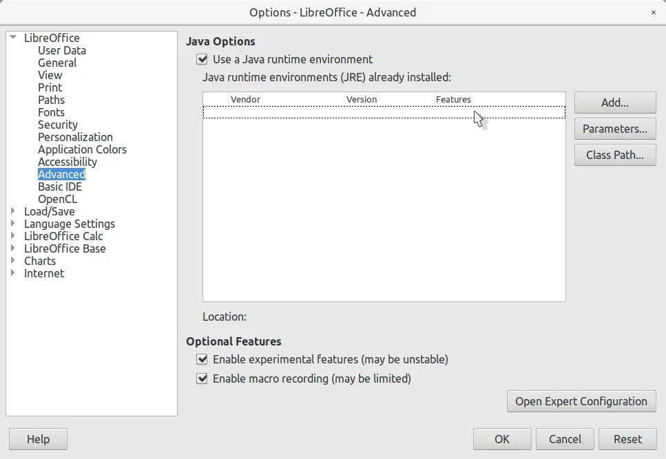 Java runtime environment (jre) has had 2 updates . How To Fix Libreoffice Requires Java Runtime Environment Error
