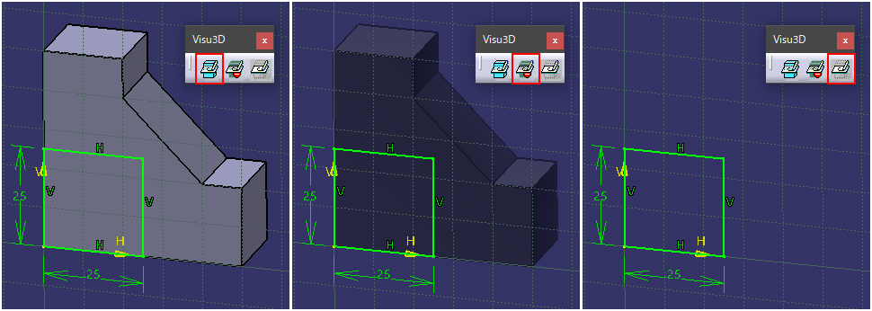 表示]ツールバー(スケッチャー)｜0から学ぶCATIA V5  LiCLOG