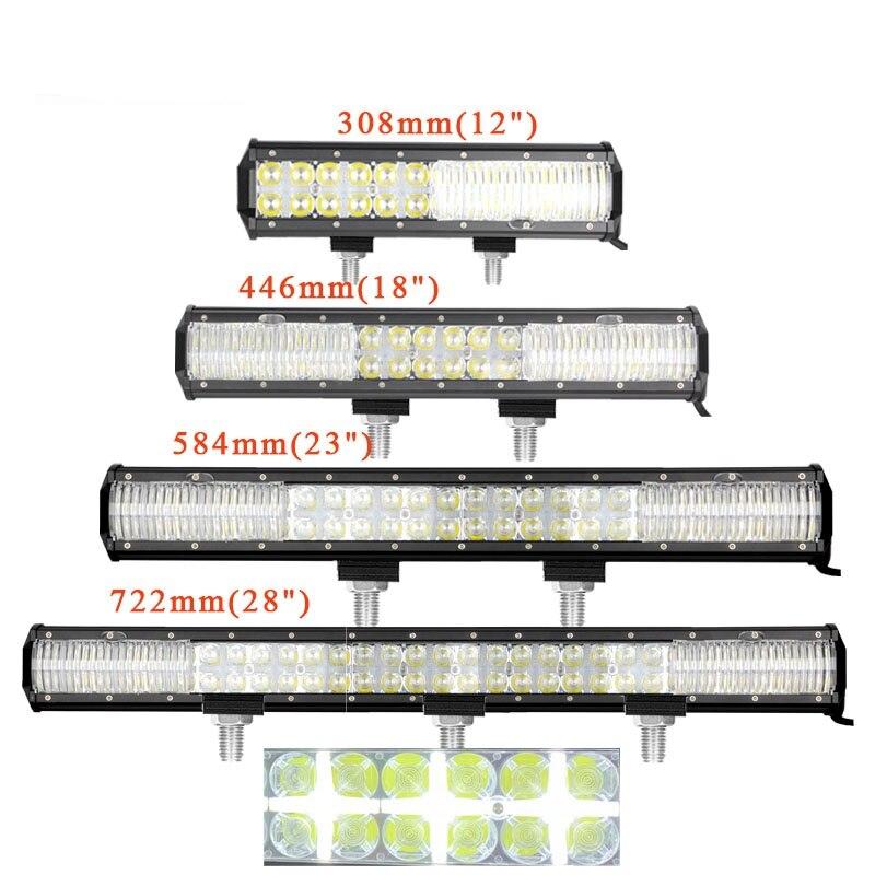 Straight LED Light Bar with DRL Rear Mount Lightbars Ireland