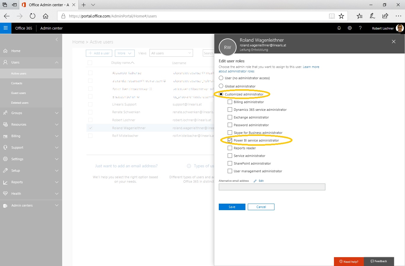 Berechtigungen In Power Bi Teil 2 Admin Portal Linearis Self Service Business Intelligence