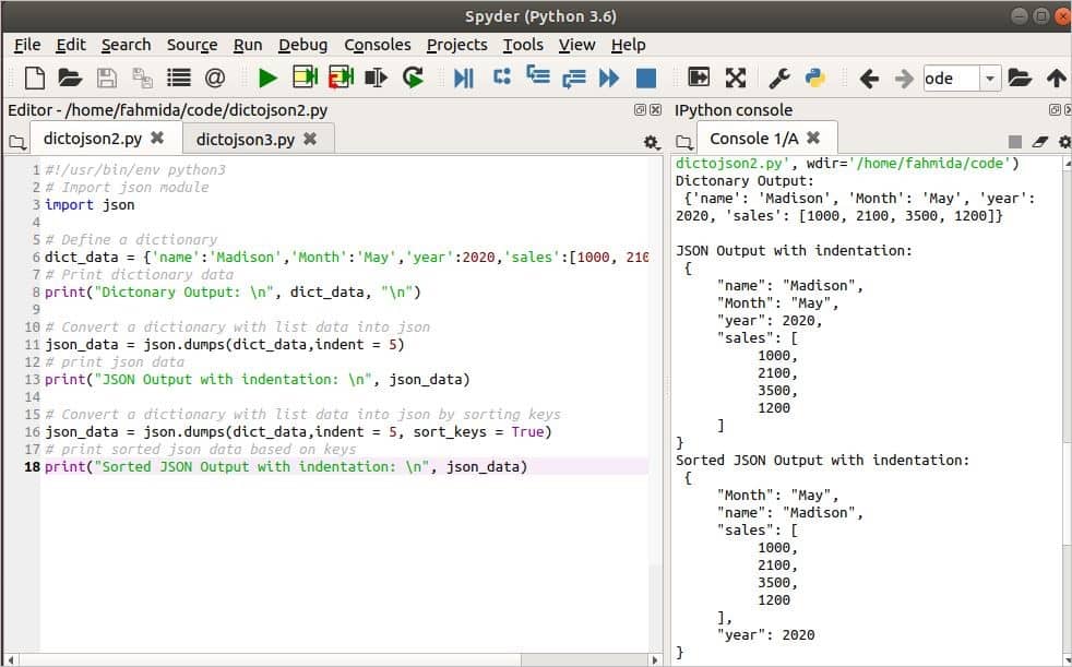 Json to python class generator is easy to use tool to convert json to python class. How To Convert The Dictionary To Json In Python