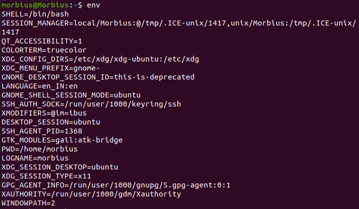 Bash How Can I List All Shell Variables 