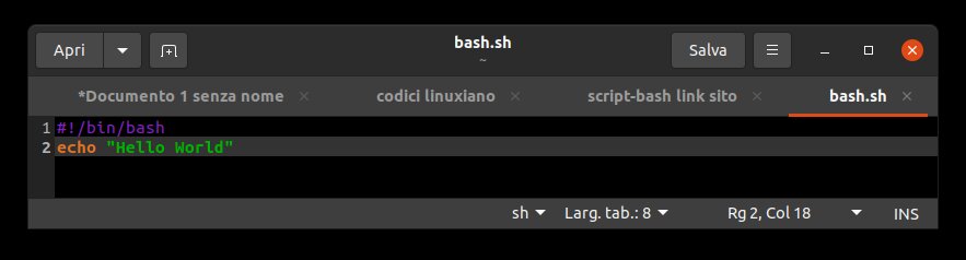 Come eseguire uno script bash 1
