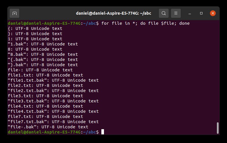 Bash Loop tra file in una directory 10 bash scorrere tra file in una directory 10