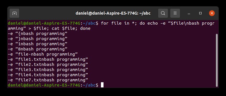 Bash Loop tra file in una directory 7 bash scorrere tra file in una directory 7