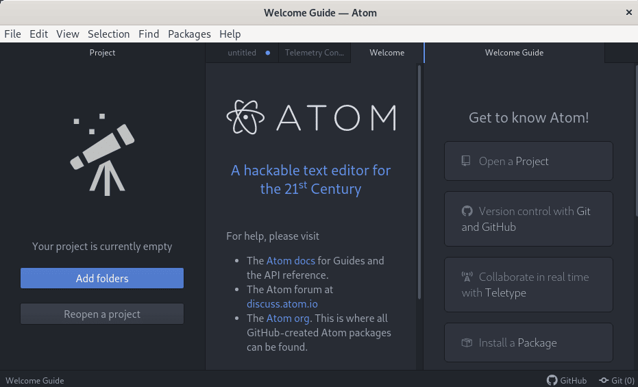 How To Install Atom Text Editor On Debian 10 Linuxways