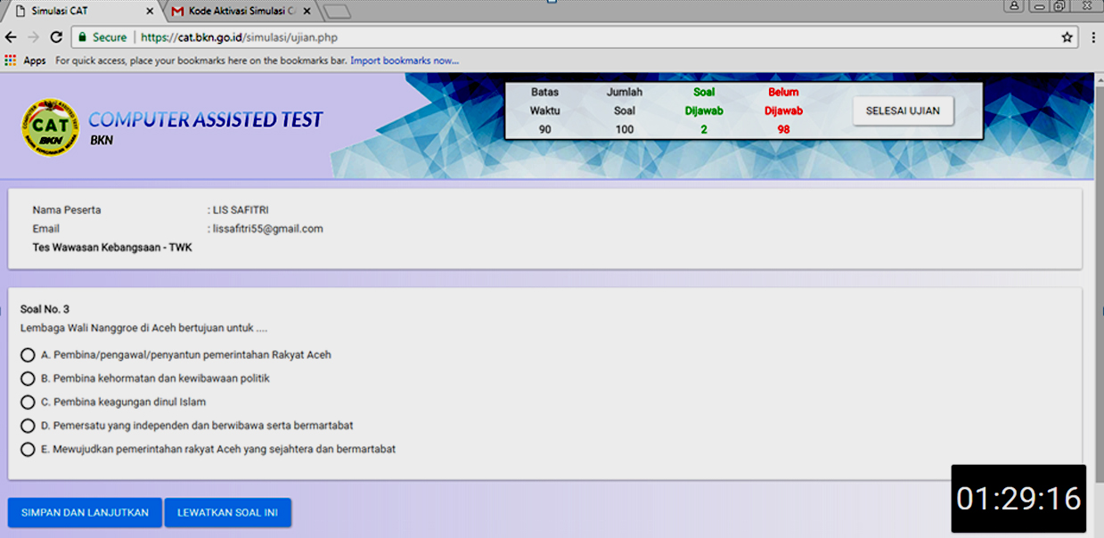 E 2.bila dalam sejarah hanya ada susunan fakta urutan kejadian satu sesudah yang lain. Tes Cpns Ala Ucut Tips Skd Miss Ucut