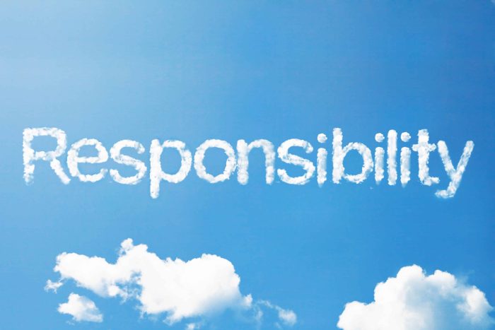 Take Responsibility For Your Life Who is responsible for protecting cui