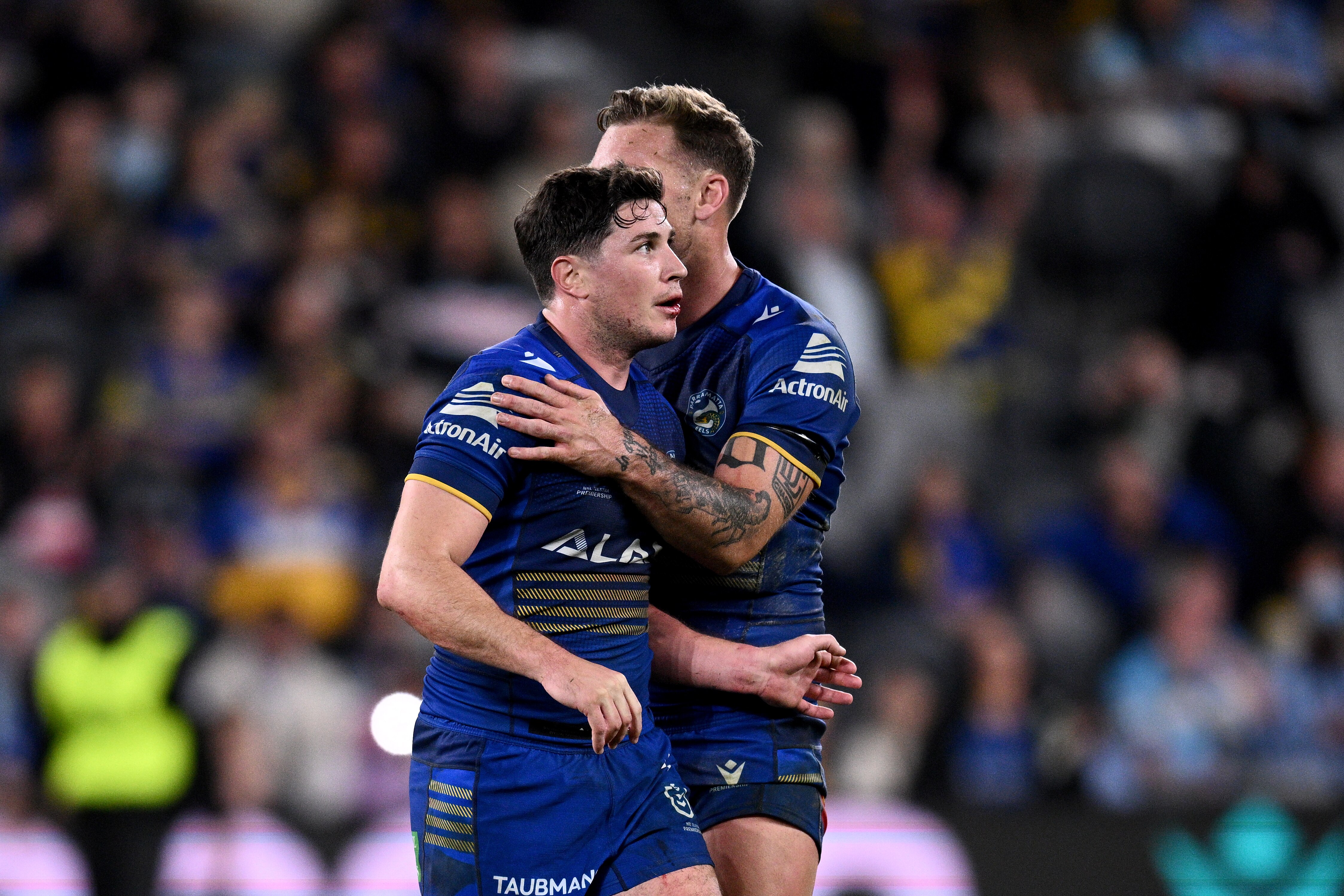 Parramatta Eels defeat Cronulla Sharks as Mitchell Moses stars on return from injury