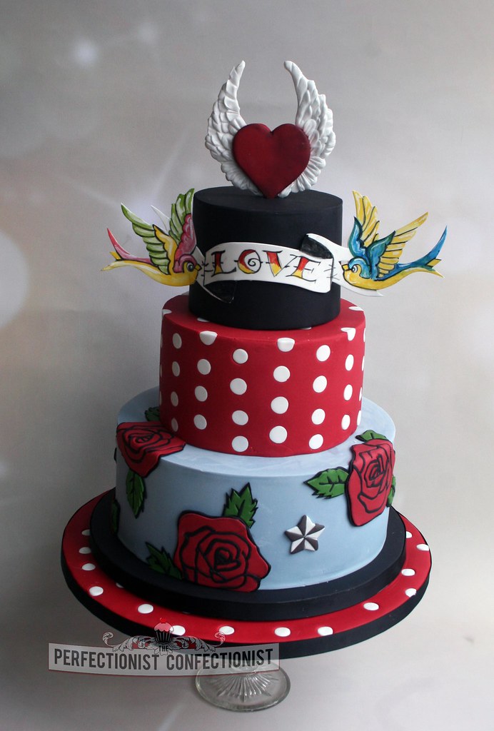 Rockabilly Wedding Cake | Perfectionistconfectionist | Flickr 1024_x_692_jpg
