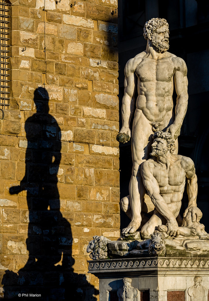 Landscape with hercules and cacus, c.1656 giclee print by nicolas poussin. Bartolommeo Bandinelli S Hercules And Cacus In Piazza Dell Flickr