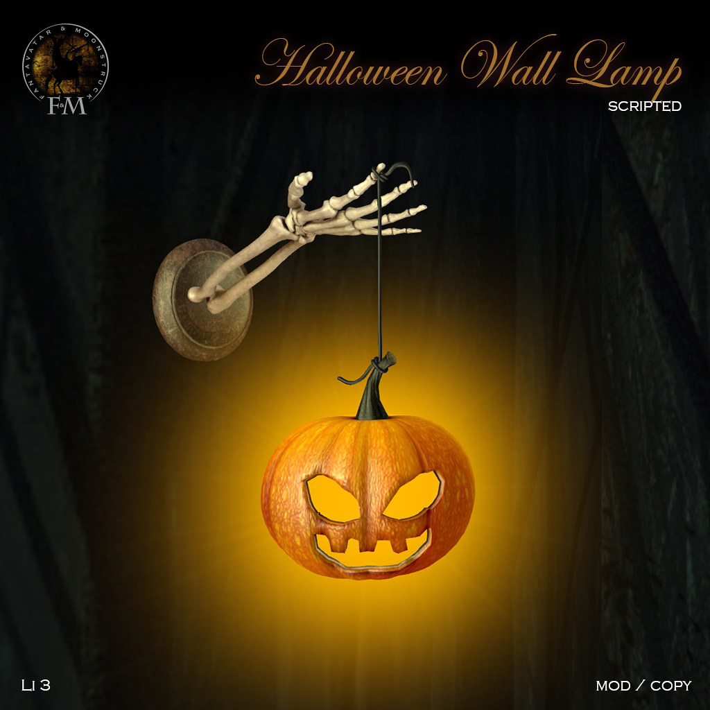 Black color of led light: F M Halloween Wall Lamp Redeux Vip Group Gift At Redeux Flickr