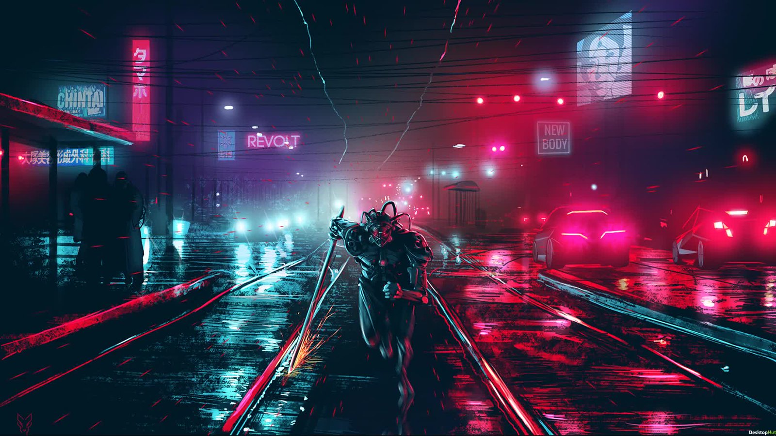 Check out amazing livewallpaper artwork on deviantart. Cyberpunk Synth Live Wallpaper Cyberpunk Is A Subgenre Of Flickr