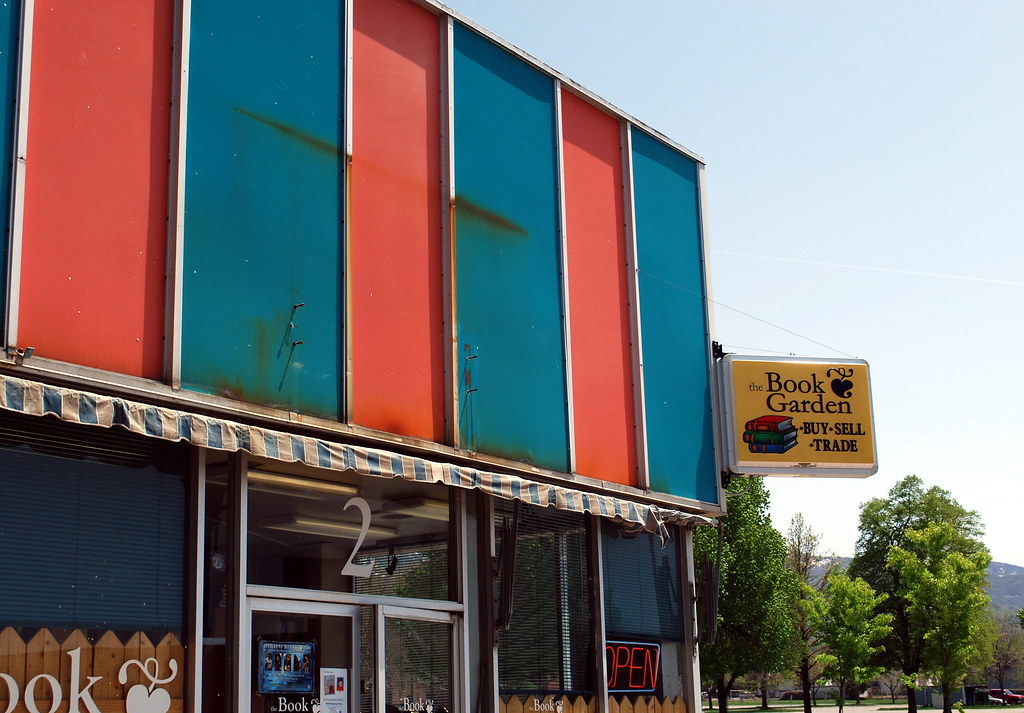 Determined that the book garden (see attachment #1) could most benefit from the grant . Book Garden Storefront, Bountiful, UT | I love the red and bâ¦ | Flickr