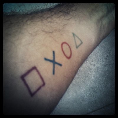 My Playstation Tattoo | Taken With Picplz In Bari, Italy. | Flickr 400_x_400_jpg