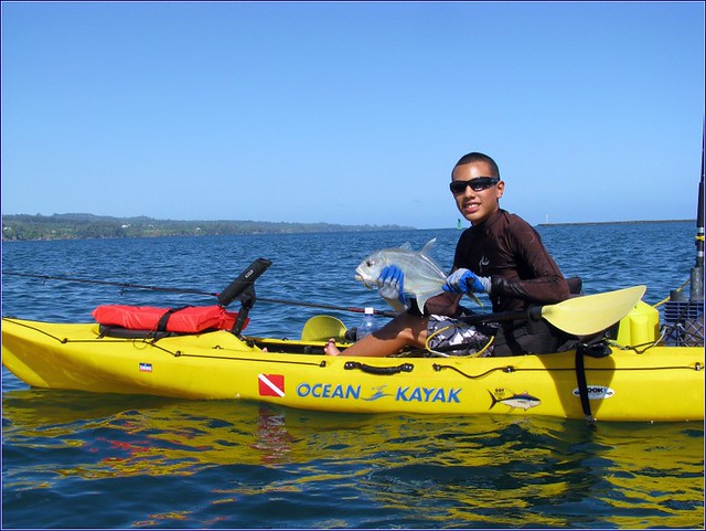 Picture Located in kohala, hawaii, big island. Kayak Fishing Hilo Bay Hawaii Papio Robert Madrigal Flickr
