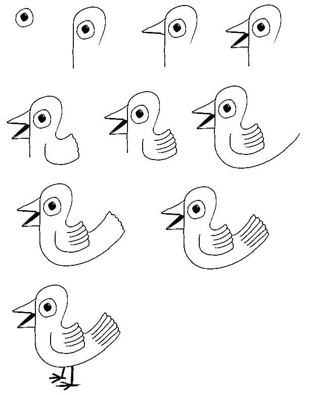 Vogel Tekenen Dododedameiscool Flickr