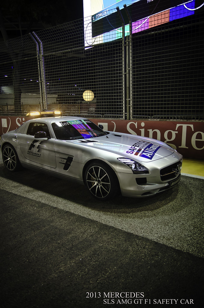 The sls amg gt's outstanding driving dynamics come courtesy of its thoroughbred sports car heritage: 2013 SLS AMG F1 SAFETY CAR | Erikku530 | Flickr