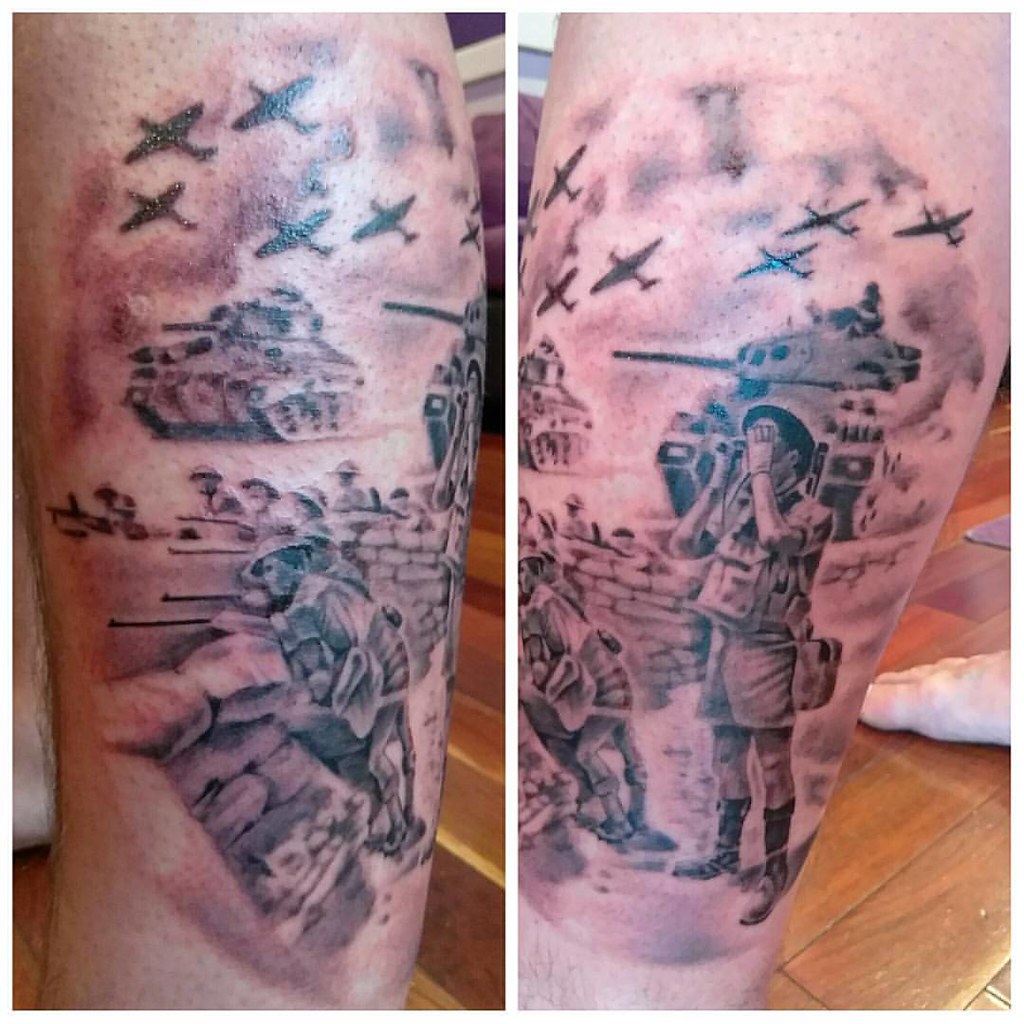 Second #World #War #Tattoo Done With Tubes And Needles By… | Flickr 1024_x_1024_jpg