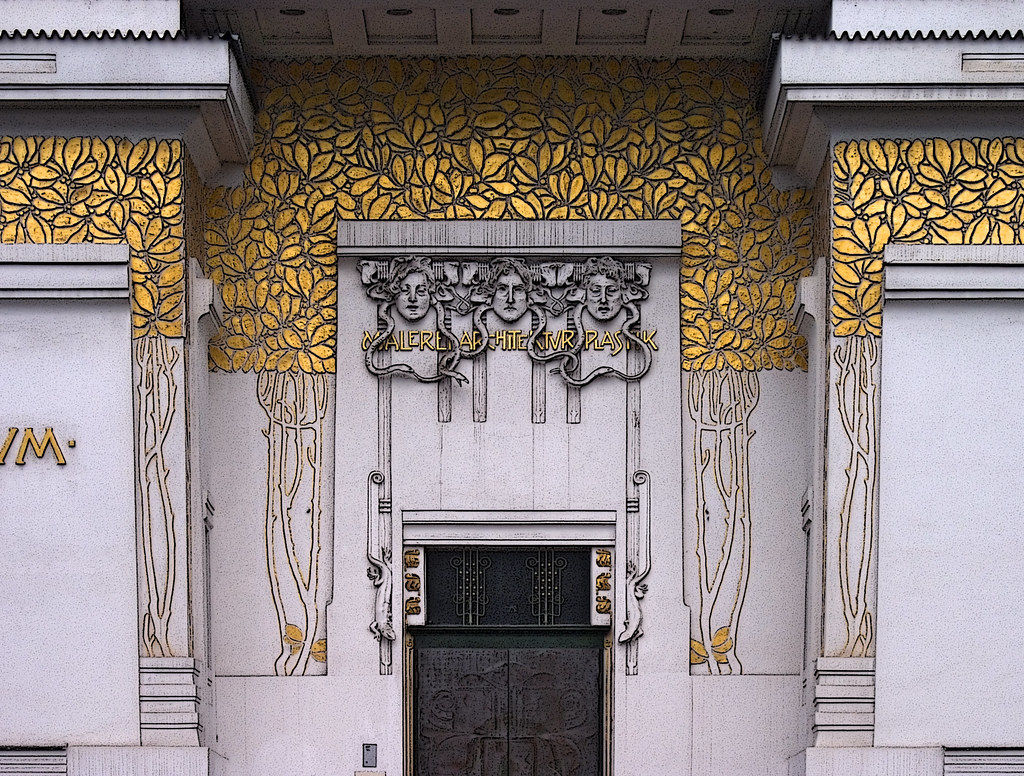 Malerei Architektur Plastik Olbrich Moser Sezession Aus Flickr