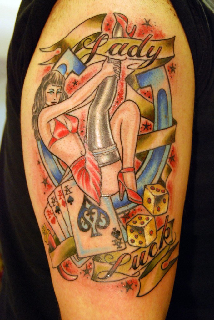 Lady Luck On Eric Lemoncello | Tattoo Done By Jay At Passage… | Flickr 1023_x_685_jpg