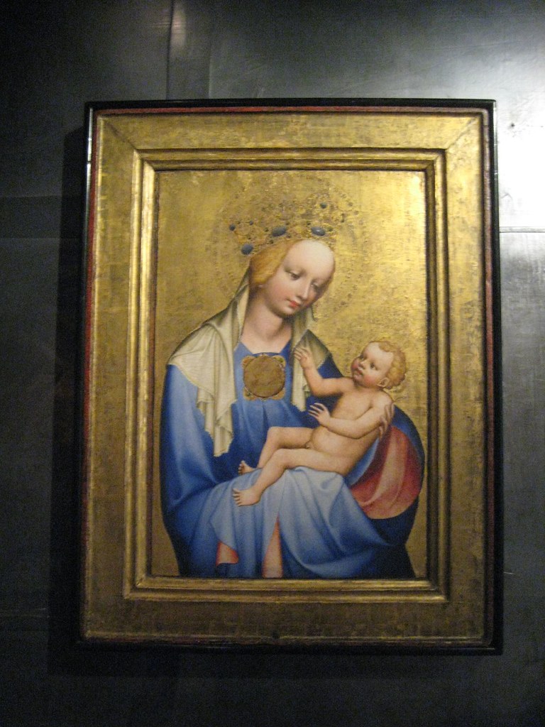 Madonna Of Roudnice Prague Around 1384 By The Master Of T Flickr