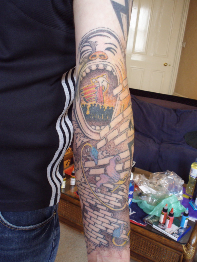 Pink Floyd, The Wall Tattoo | Pink Floyd Tribute | Dan Dangerous | Flickr 1024_x_768_jpg