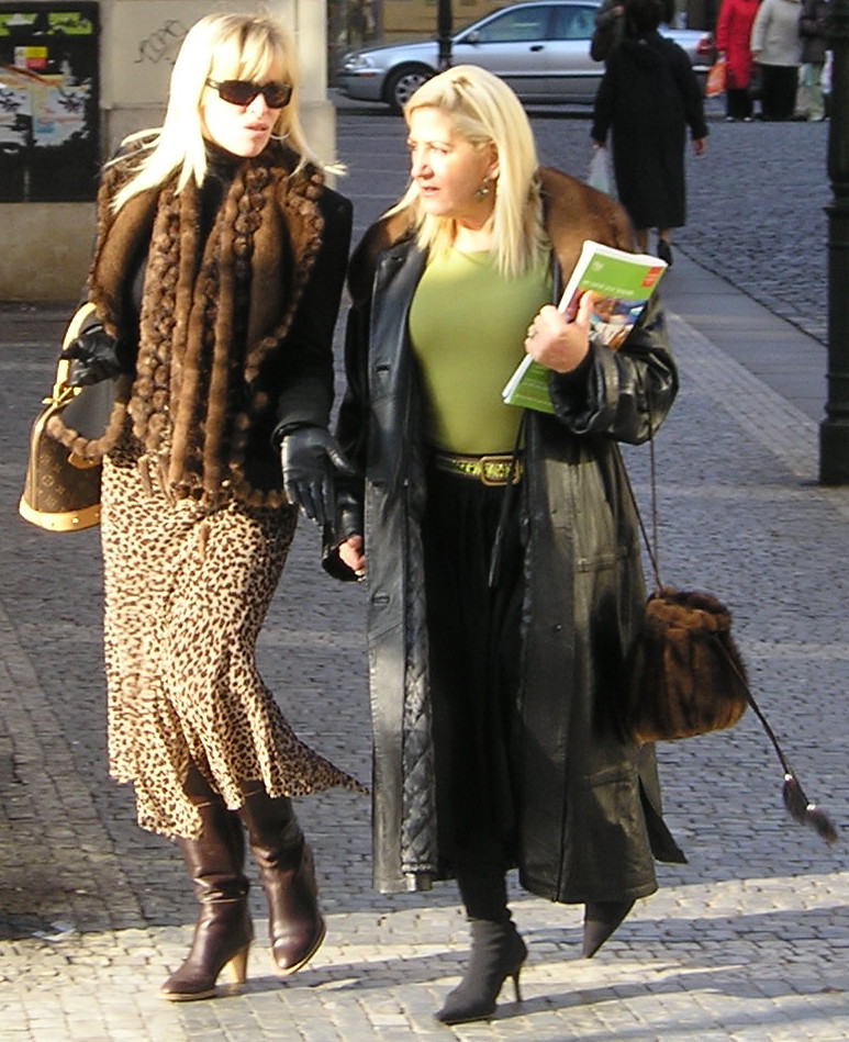Any women in boots candid or posed safe level decent+ quality. Prag Street Fur Fashion Mink Leather Once More Two Mature Flickr