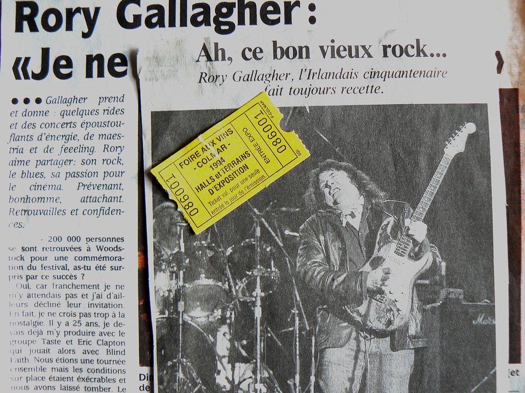 Rory Gallagher Rory Gallagher Le Dimanche 14 Aout 1994 A Flickr