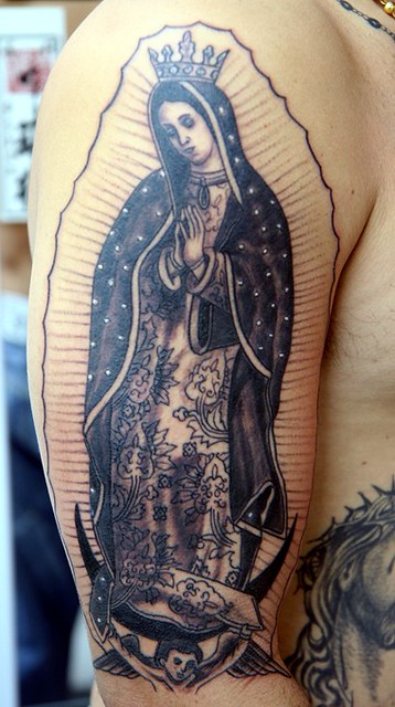 Guadalupe-Virgin-Mary-Tattoo-On-Arm | Virgin Mary Tattoo On … | Flickr 640_x_358_jpg