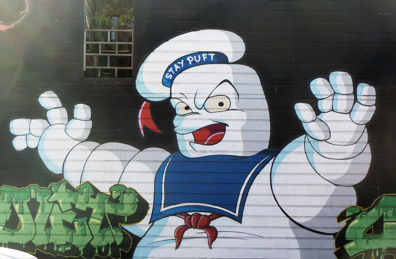 Michelin Cartoon Character Street Art Mural Seen In Sf Shaireproductions Com Flickr