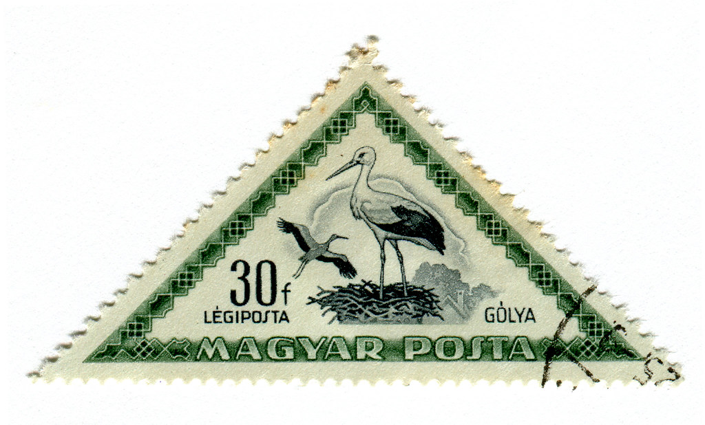 The stamps are on a fdc . Magyar Posta Stamp: Golya 30f | Karen Horton | Flickr