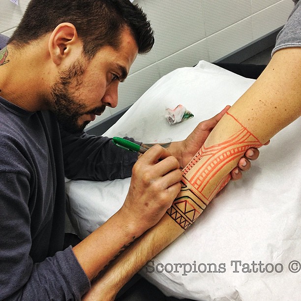 Cláudio Primo Criando Mais Um Maori! #Scorpionstattoo #Tat… | Flickr 612_x_612_jpg