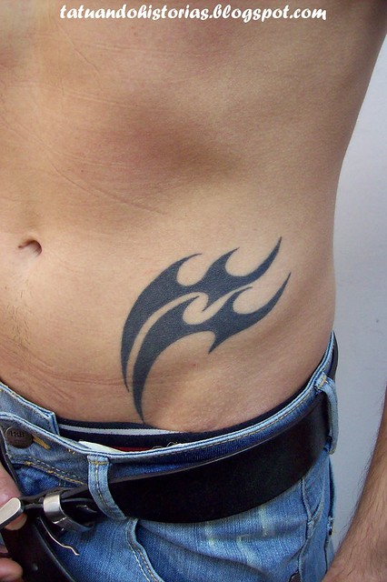 Black Ink Aquarius Tattoo Ideas On Waist #102 | Tattoosaddic… | Flickr 640_x_426_jpg